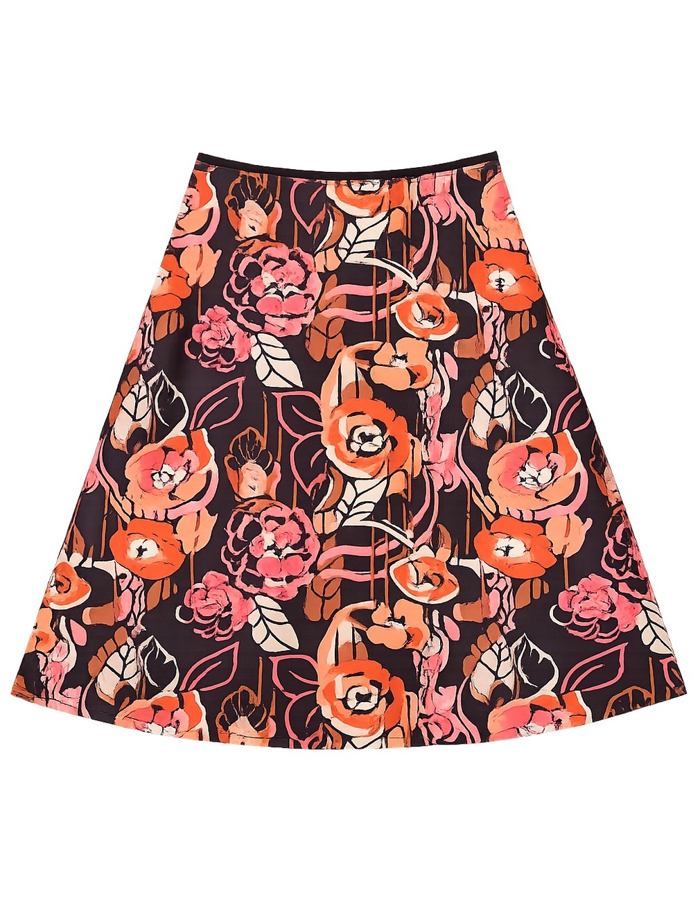 Pink Tartan a-line skirt